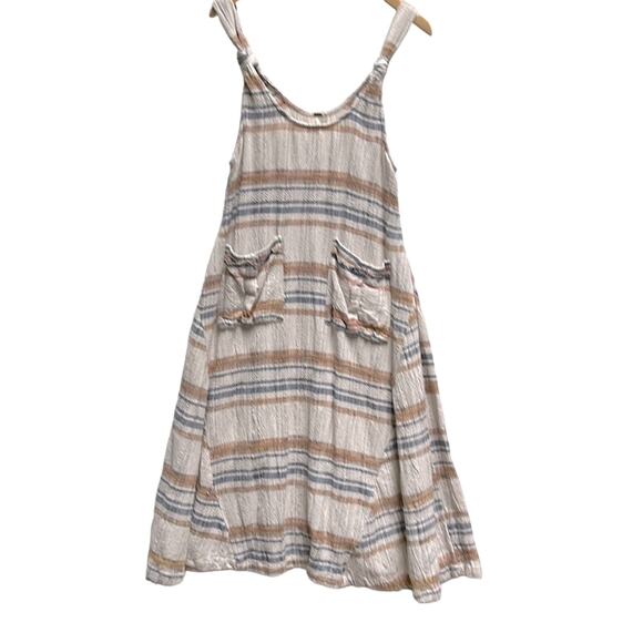 Free People Harper Striped Midi Dress Size S - Picture 1 of 7